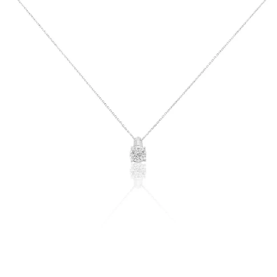 Collier Kate Or Blanc Diamant Synthétique