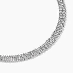 Marc Orian Colliers|Colliers Argent > Collier Kelline Argent Blanc