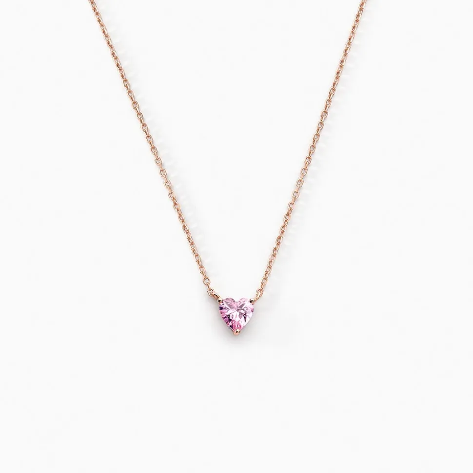Collier Kelvyn Argent Rose Oxyde De Zirconium