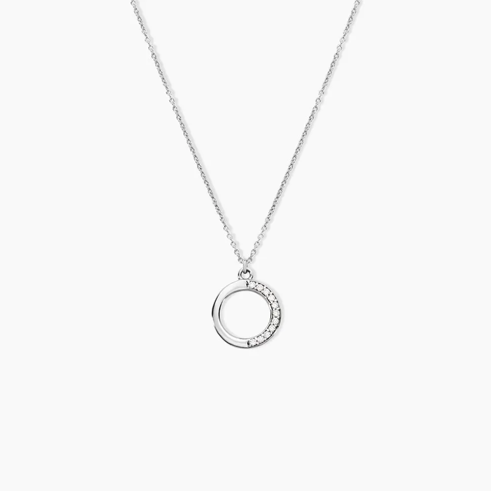 Collier Kleya Argent Blanc Oxyde De Zirconium