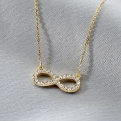 Collier Klothilda Or Jaune Oxyde De Zirconium