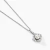 Collier Laetoria Argent Blanc Perle De Culture Oxyde De Zirconium