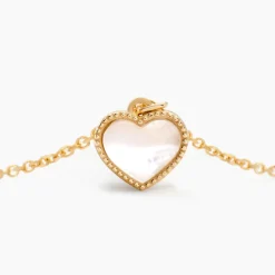 Marc Orian Colliers|Colliers Cœur > Collier L'amour Coloré Or Jaune Nacre