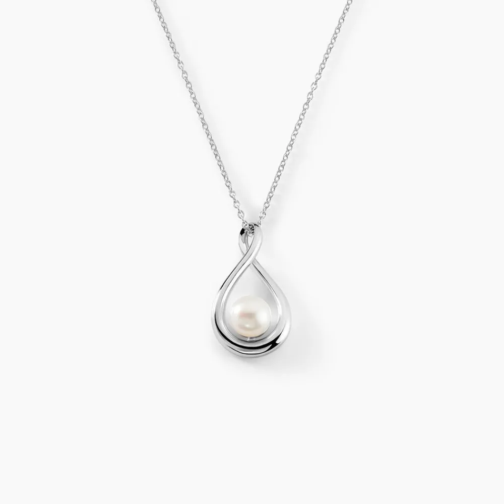 Marc Orian Colliers Fantaisie|Colliers > Collier Layanne Argent Blanc Perle De Culture