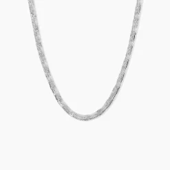 Marc Orian Colliers Fantaisie|Colliers > Collier Leonte Argent Blanc