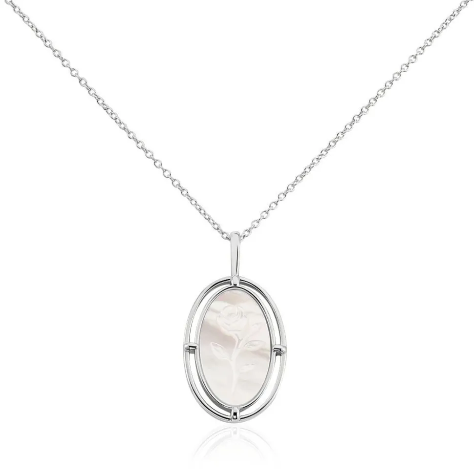 Collier Lilibeth Argent Blanc Nacre