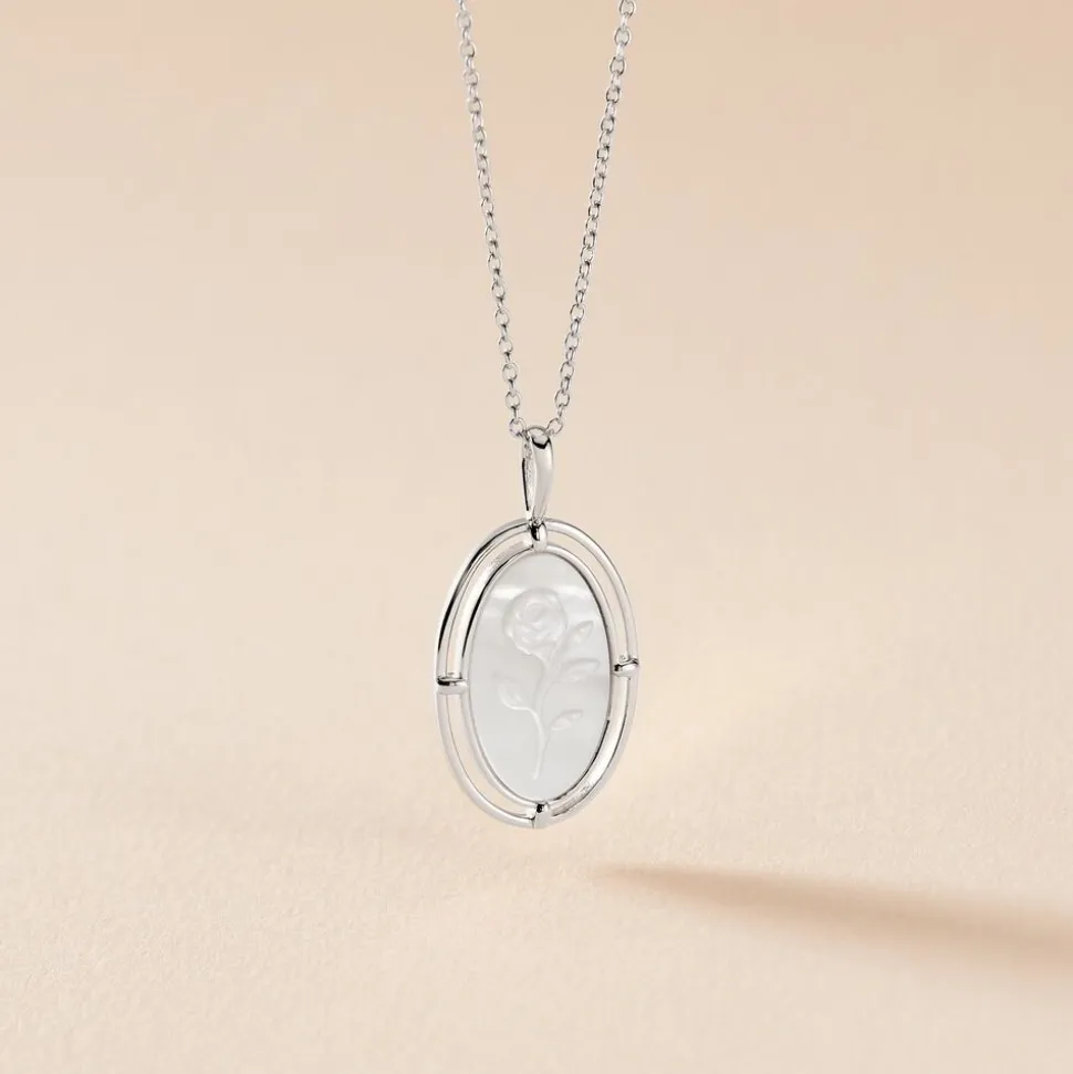 Collier Lilibeth Argent Blanc Nacre