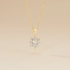 Collier Lisea Plaqué Or Oxydes De Zirconium