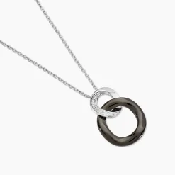 Marc Orian Colliers|Colliers Avec Pierres > Collier Lola Cera Argent Blanc Céramique Et Oxyde De Zirconium