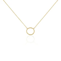 Collier Louva Plaqué Or Jaune