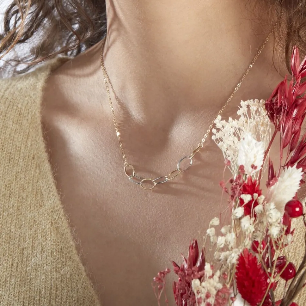 Marc Orian Colliers|Colliers Femme > Collier Lucette Or Bicolore