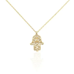 Collier Lucian Plaqué Or Oxyde De Zirconium