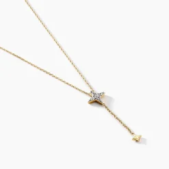 Marc Orian Colliers|Colliers Avec Pierres > Collier Lumiere Or Jaune Oxyde De Zirconium