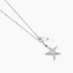 Marc Orian Colliers Fantaisie|Colliers > Collier Lupita Argent Blanc Perle De Culture