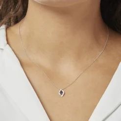 Marc Orian Cadeaux Mariage|Colliers > Collier Lydia Or Blanc Saphir