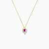 Marc Orian Colliers|Colliers Avec Pierres > Collier Lydia Or Jaune Rubis