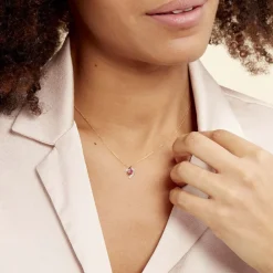 Marc Orian Colliers|Colliers Avec Pierres > Collier Lydia Or Jaune Rubis