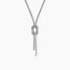 Marc Orian Colliers|Colliers Argent > Collier Madison Argent Blanc