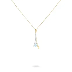 Marc Orian Colliers|Colliers Avec Pierres > Collier Madli Or Bicolore Topaze