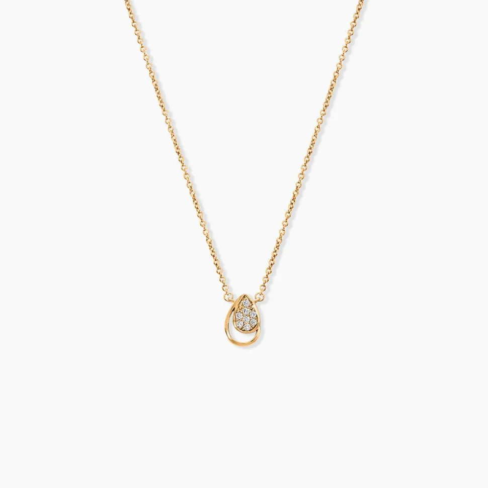 Collier Mahalya Plaqué Or Jaune Oxyde De Zirconium