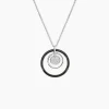 Marc Orian Colliers|Colliers Avec Pierres > Collier Maia Argent Blanc Céramique Et Oxyde De Zirconium