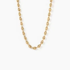 Collier Maille Dami Maille Grain De Cafe Or Jaune
