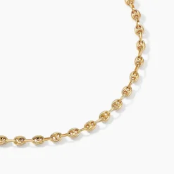 Collier Maille Dami Maille Grain De Cafe Or Jaune