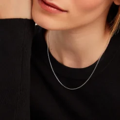 Marc Orian Colliers Fantaisie|Colliers > Collier Maille Nuncio Argent Blanc