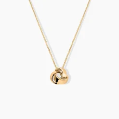 Collier Marcelina Plaqué Or Jaune
