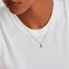 Collier Margot Argent Blanc Nacre Oxyde De Zirconium