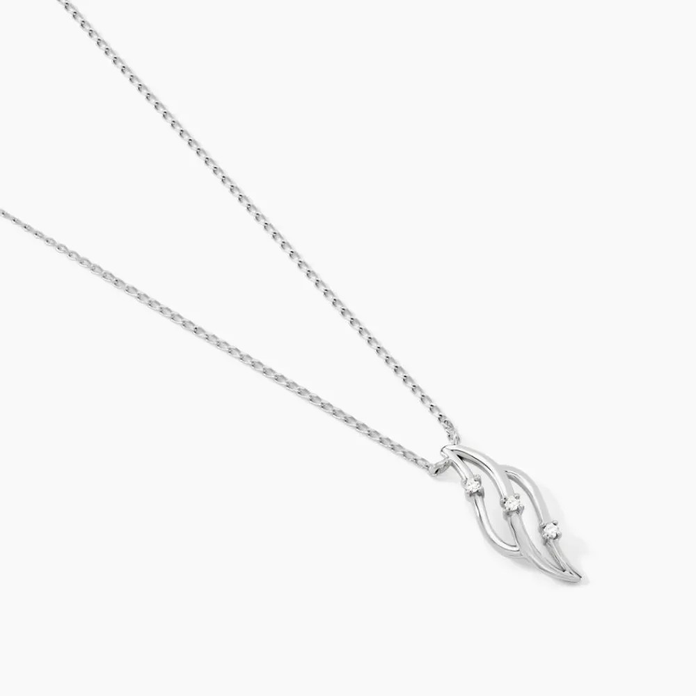 Marc Orian Colliers Diamant|Colliers > Collier Marnie Or Blanc Diamant