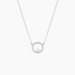 Marc Orian Colliers Fantaisie|Colliers > Collier Marthe Argent Blanc Perle De Culture Et Oxyde De Zirconium