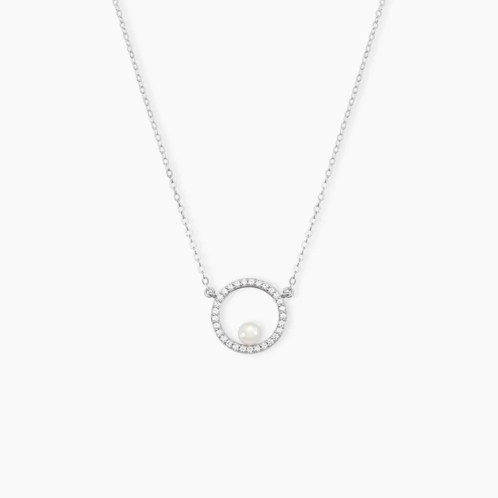 Marc Orian Colliers Fantaisie|Colliers > Collier Marthe Argent Blanc Perle De Culture Et Oxyde De Zirconium