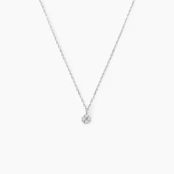 Collier Mayane Argent Blanc