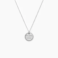 Collier Mayi Argent Blanc
