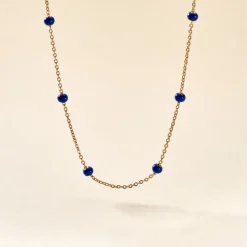 Collier Meike Plaque Or Jaune