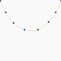 Collier Meike Plaque Or Jaune
