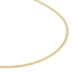 Collier Messaline Plaqué Or Jaune