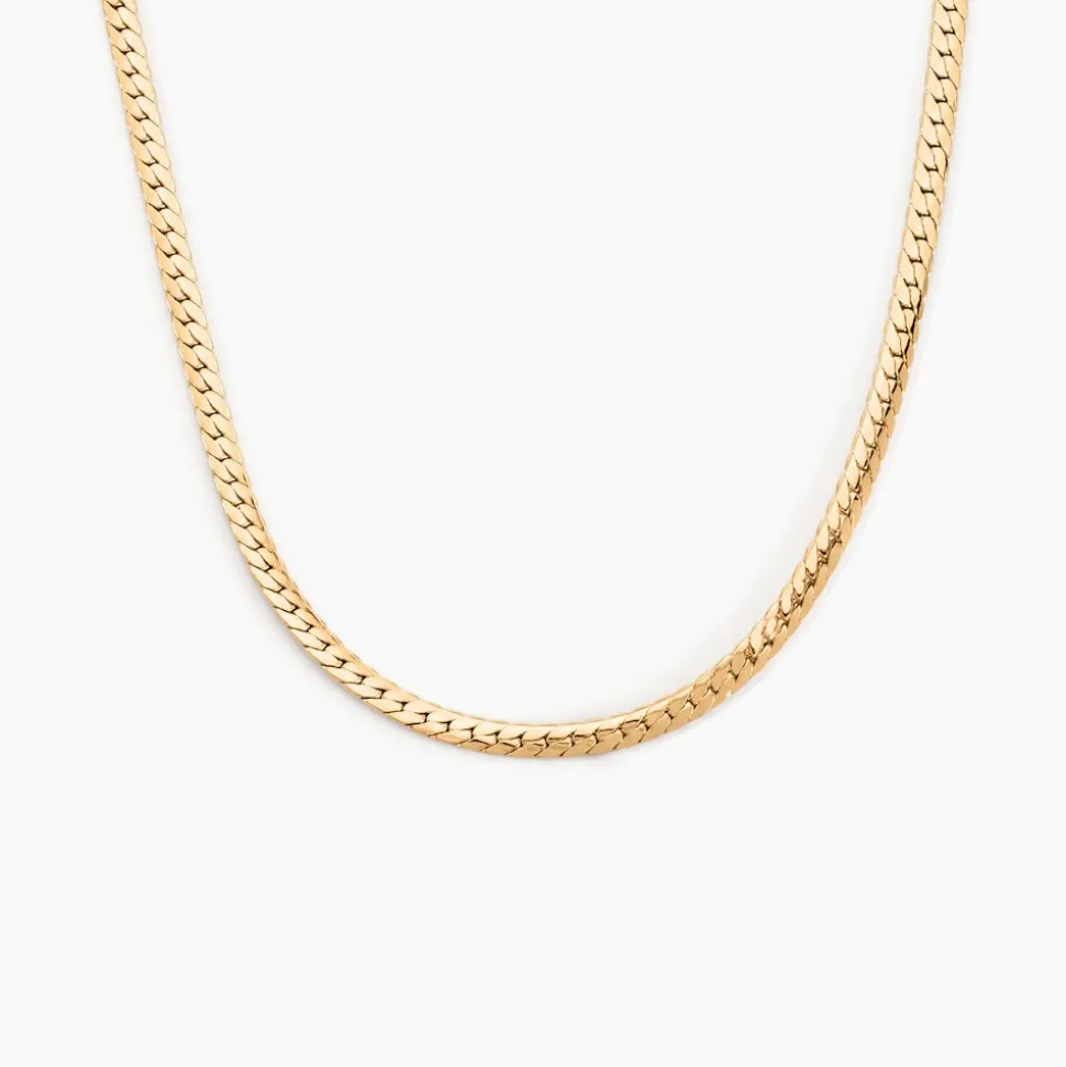 Collier Messaline Plaqué Or Jaune