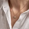 Collier Mia Plaqué Or Doré Oxyde De Zirconium