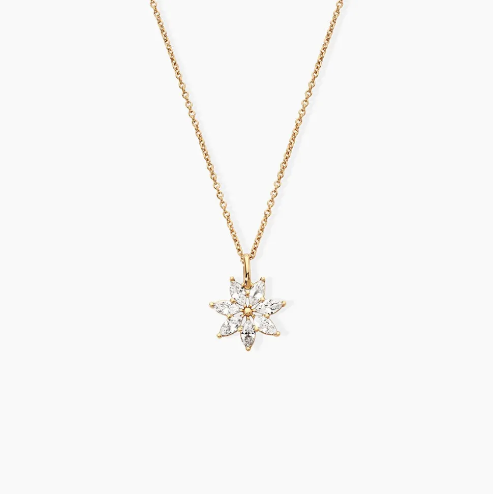 Collier Mia Plaqué Or Doré Oxyde De Zirconium