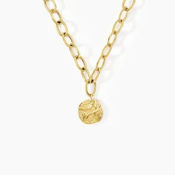Marc Orian Colliers Fantaisie|Colliers > Collier Milina Acier Jaune Cristal