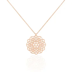 Collier Mina Argent Rose