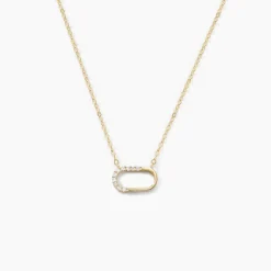 Marc Orian Colliers|Colliers Avec Pierres > Collier Minimalist Chic Or Jaune Oxyde De Zirconium