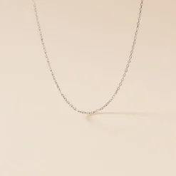 Collier Molly Argent Blanc