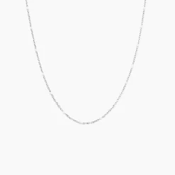Collier Molly Argent Blanc