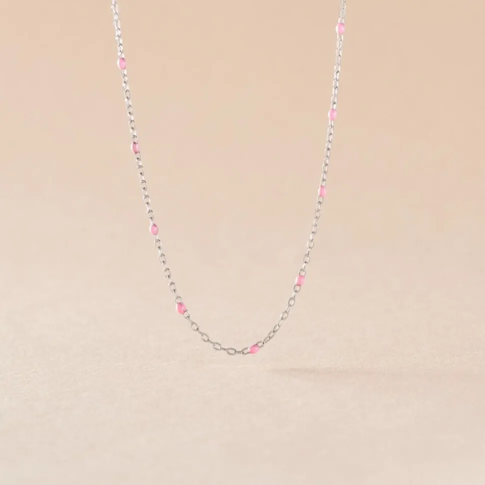 Collier Molly Argent Blanc