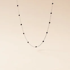 Collier Molly Argent Blanc