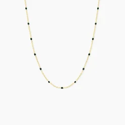 Collier Molly Argent Jaune