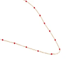 Collier Molly Argent Rose